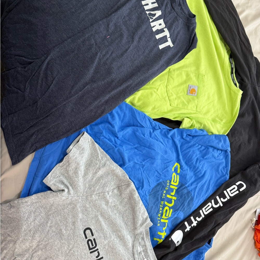 Carhartt Blue and Gray T-Shirt Set